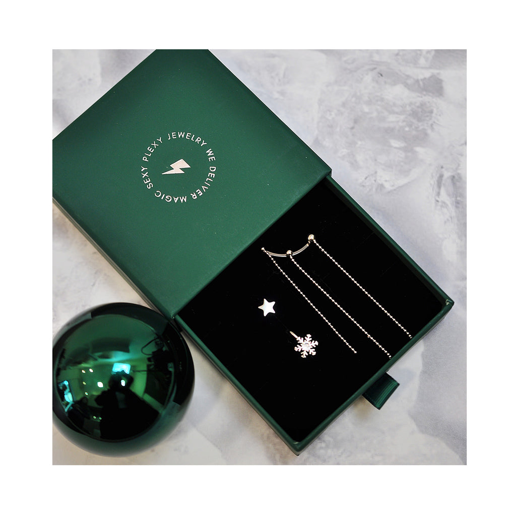 GIFT BOX snow shower silver magic