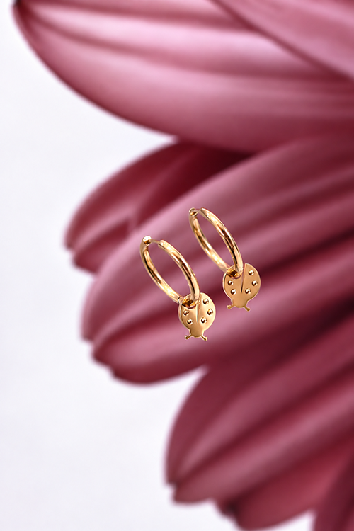 LADYBUG classic hoops / LADYBUG klasični ringovi