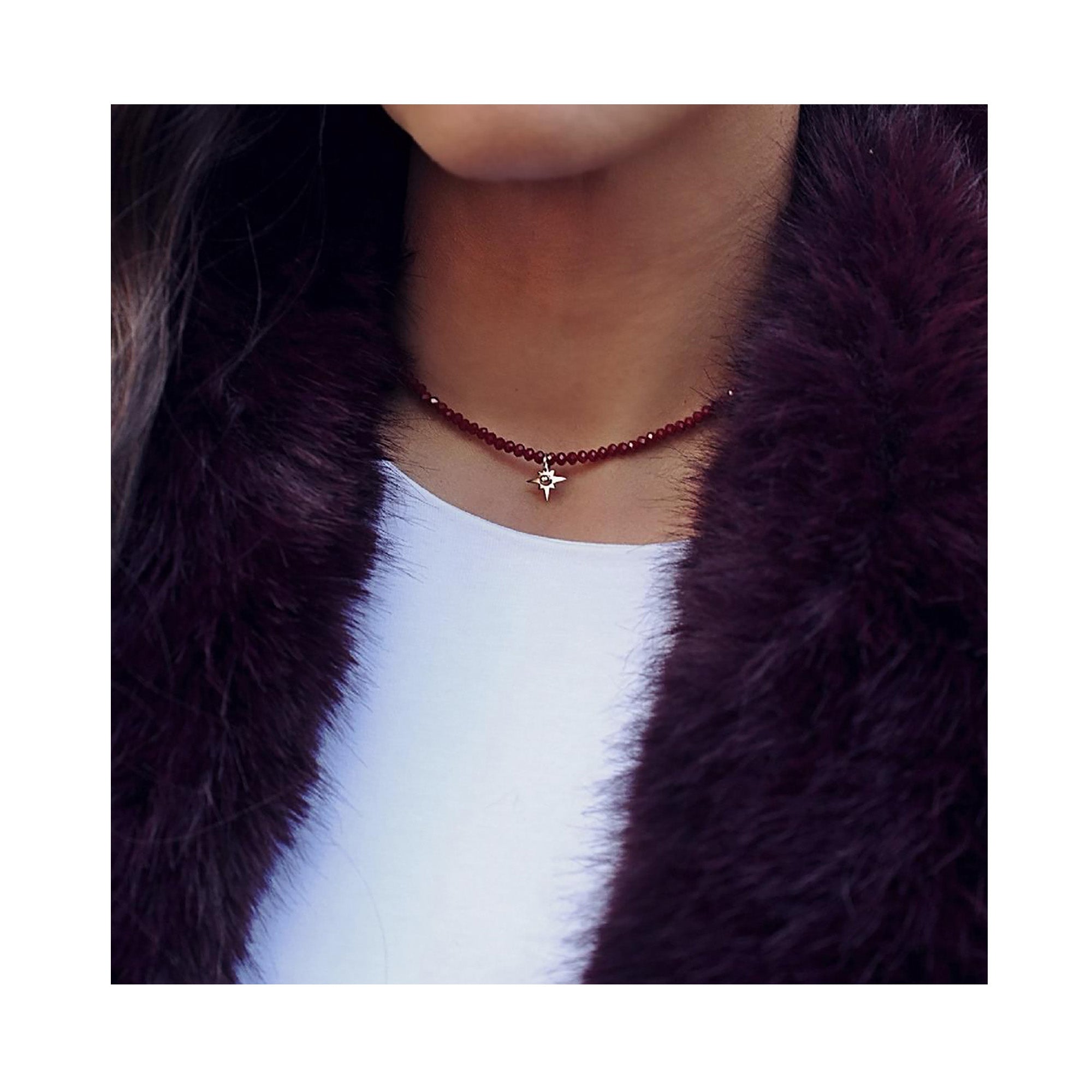 NORTHERN STAR choker necklace / NORTHERN STAR choker ogrlica
