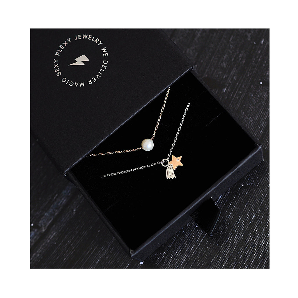 SHOOTING STAR double necklace / SHOOTING STAR dvostruka ogrlica