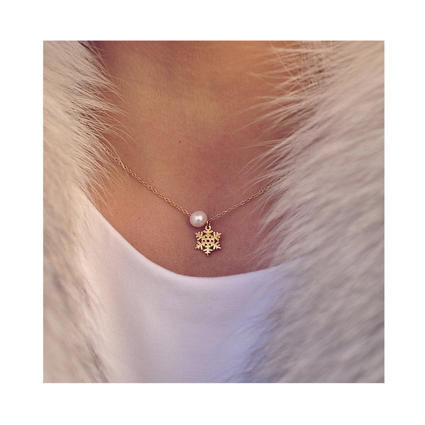 SNOWFLAKE necklace / SNOWFLAKE ogrlica
