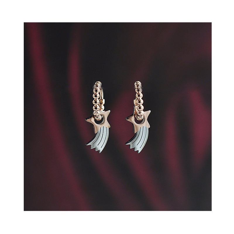 SHOOTING STAR mini dot hoops / SHOOTING STAR mini dot ringovi