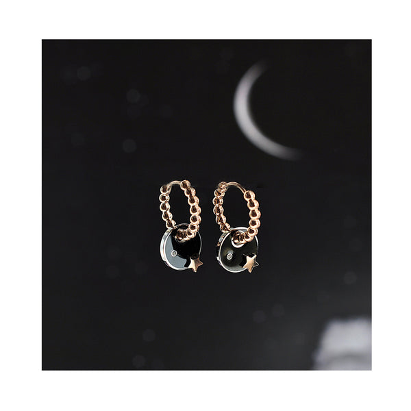 GREAT DARK SPOT dot classic hoops / GREAT DARK SPOT dot klasični ringovi