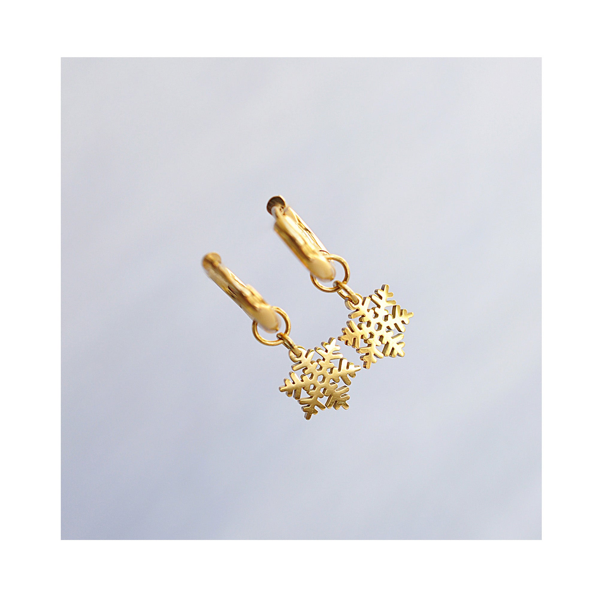 SNOWFLAKE mini hoops / SNOWFLAKE mini ringovi