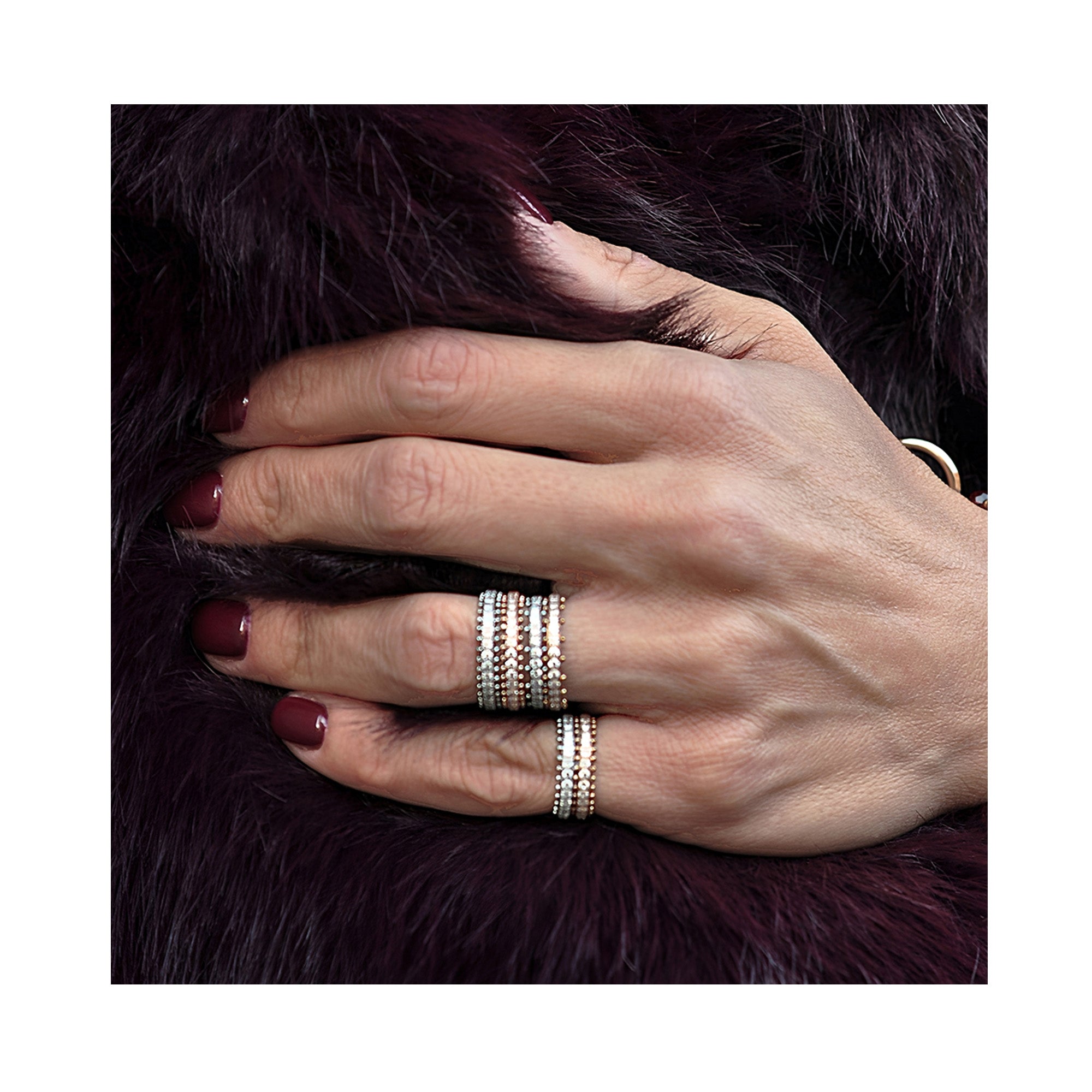 NIGHT SPARK double ring / NIGHT SPARK dvostruki prsten