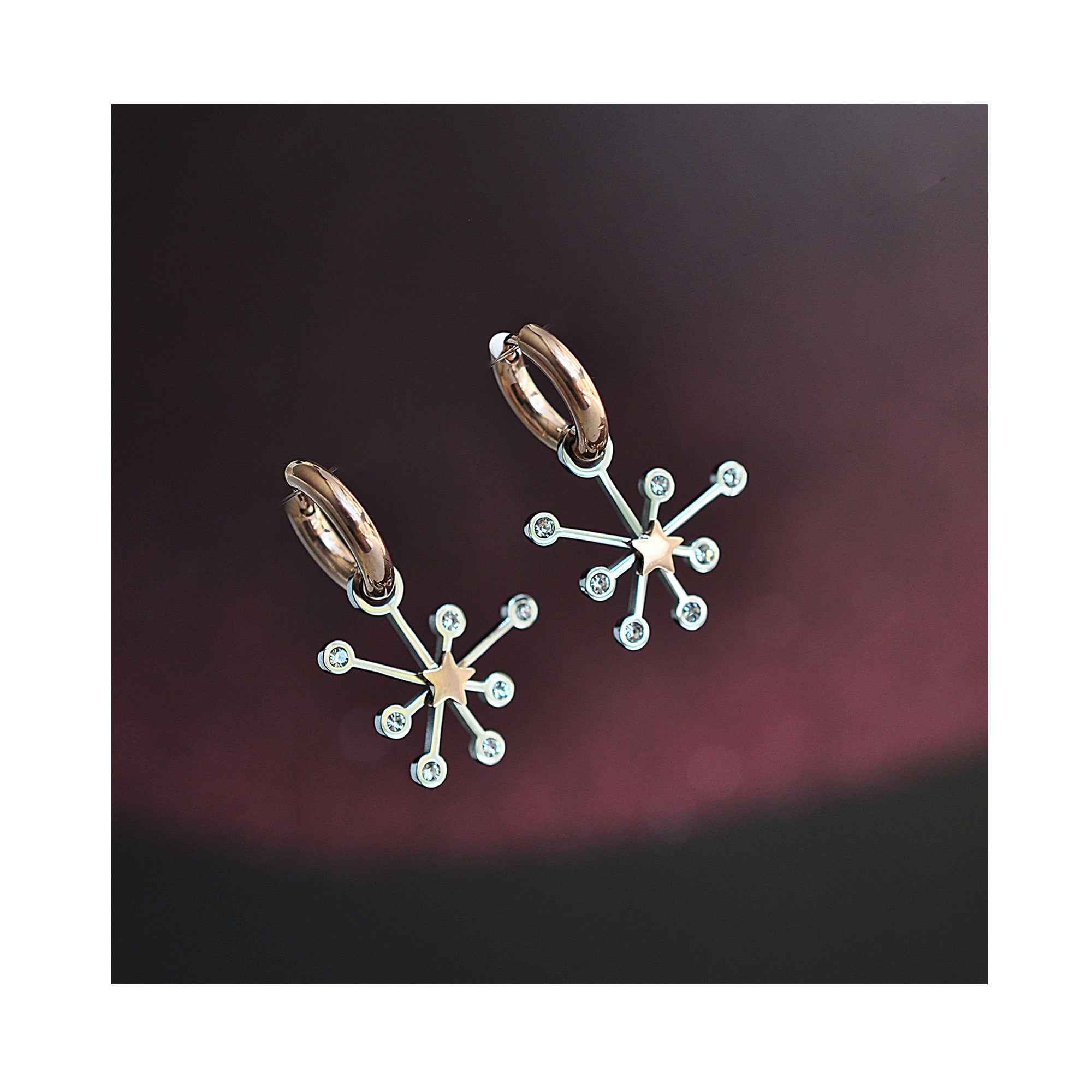 NIGHT SPARK mini hoops / NIGHT SPARK mini ringovi