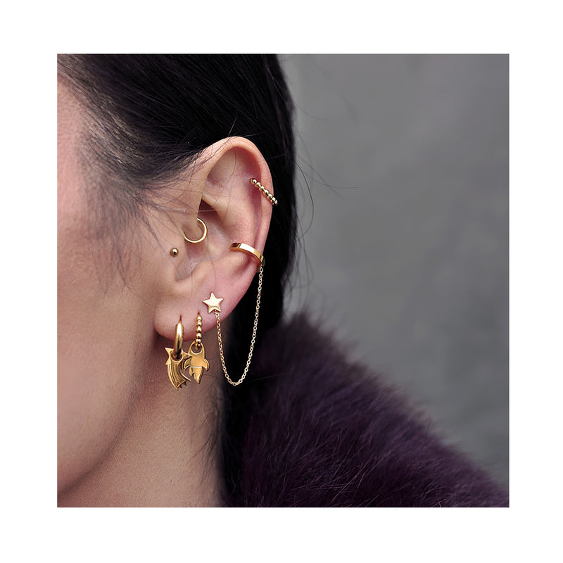 SHOOTING STAR mini hoops / SHOOTING STAR mini ringovi