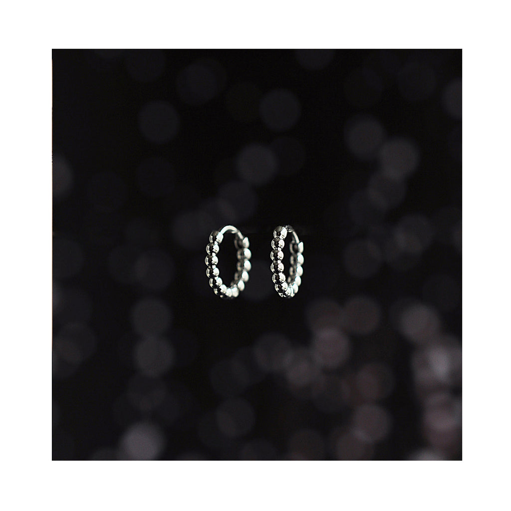 SNOW DROPS mini hoops / SNOW DROPS mini ringovi