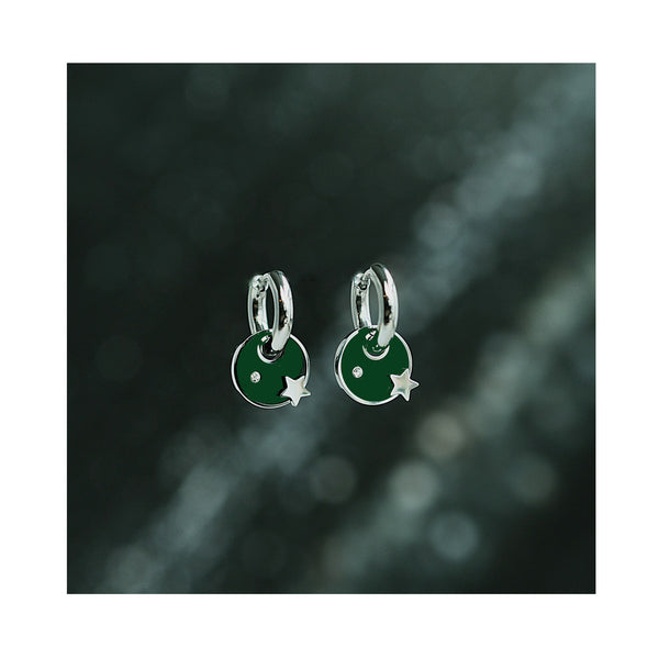 GREAT GREEN SPOT mini hoops