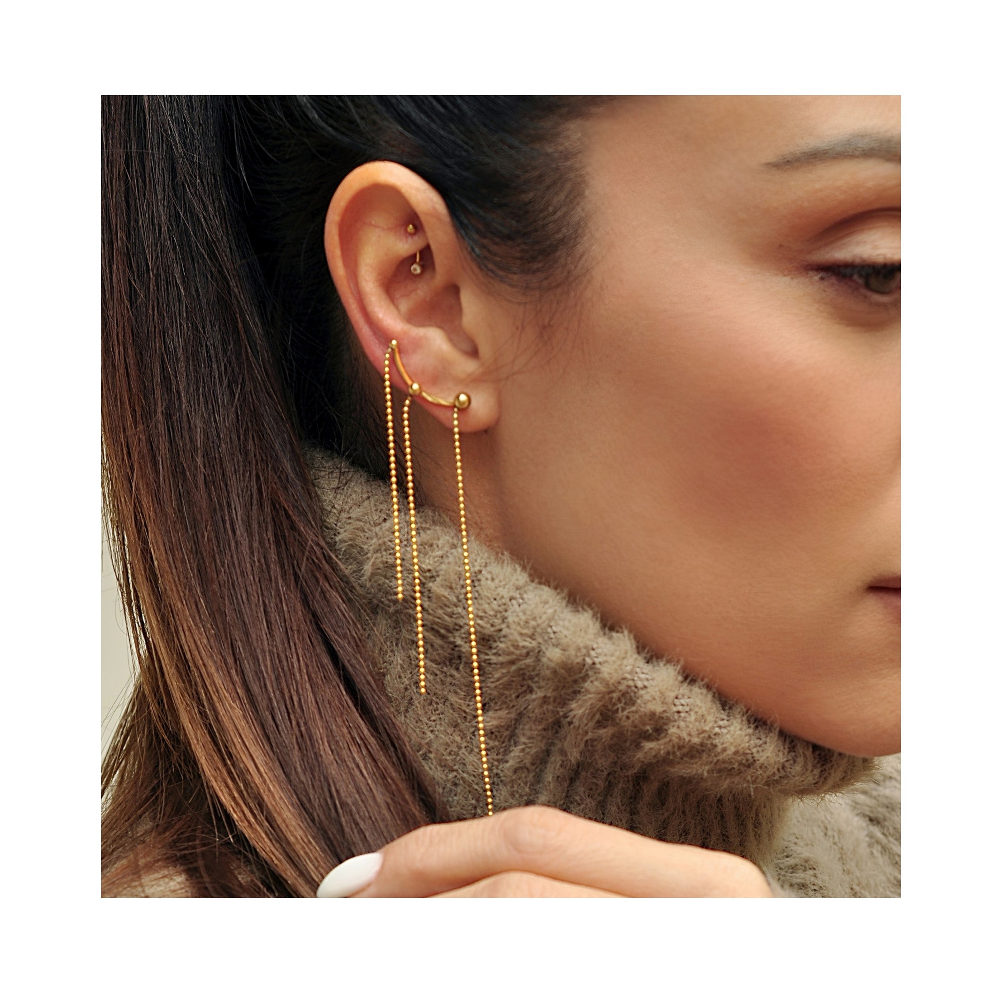 SNOW SHOWER magischer Ohrring / SNOW SHOWER magische Naušnica 