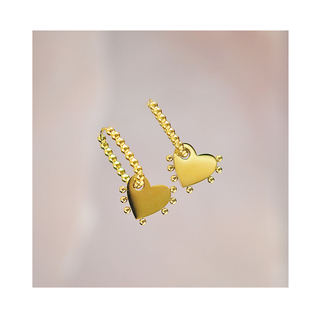 FUNKY LOVERS drop oval hoops