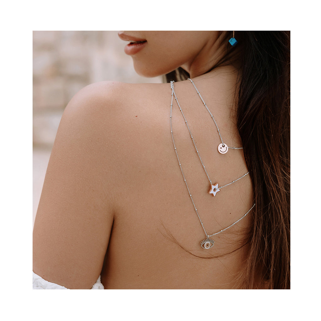 SANTORINI dreifache Halskette / SANTORINI trostruka ogrlica