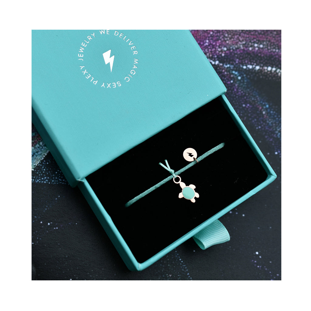 FUNKY TURTLE silk bracelet / FUNKY TURTLE narukvica trakica