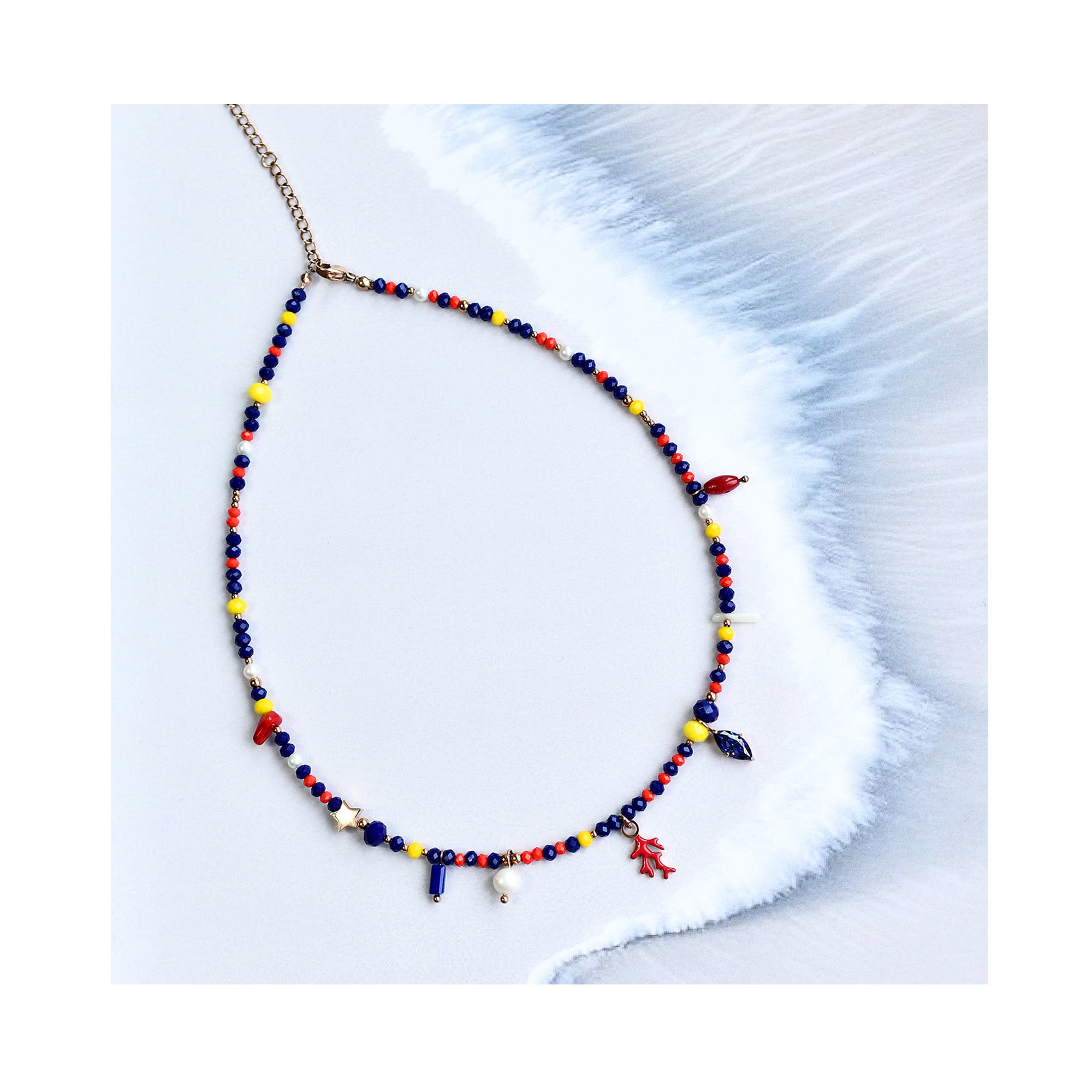 SUNSET WITH YOU choker necklace / SUNSET WITH YOU ogrlica uz vrat