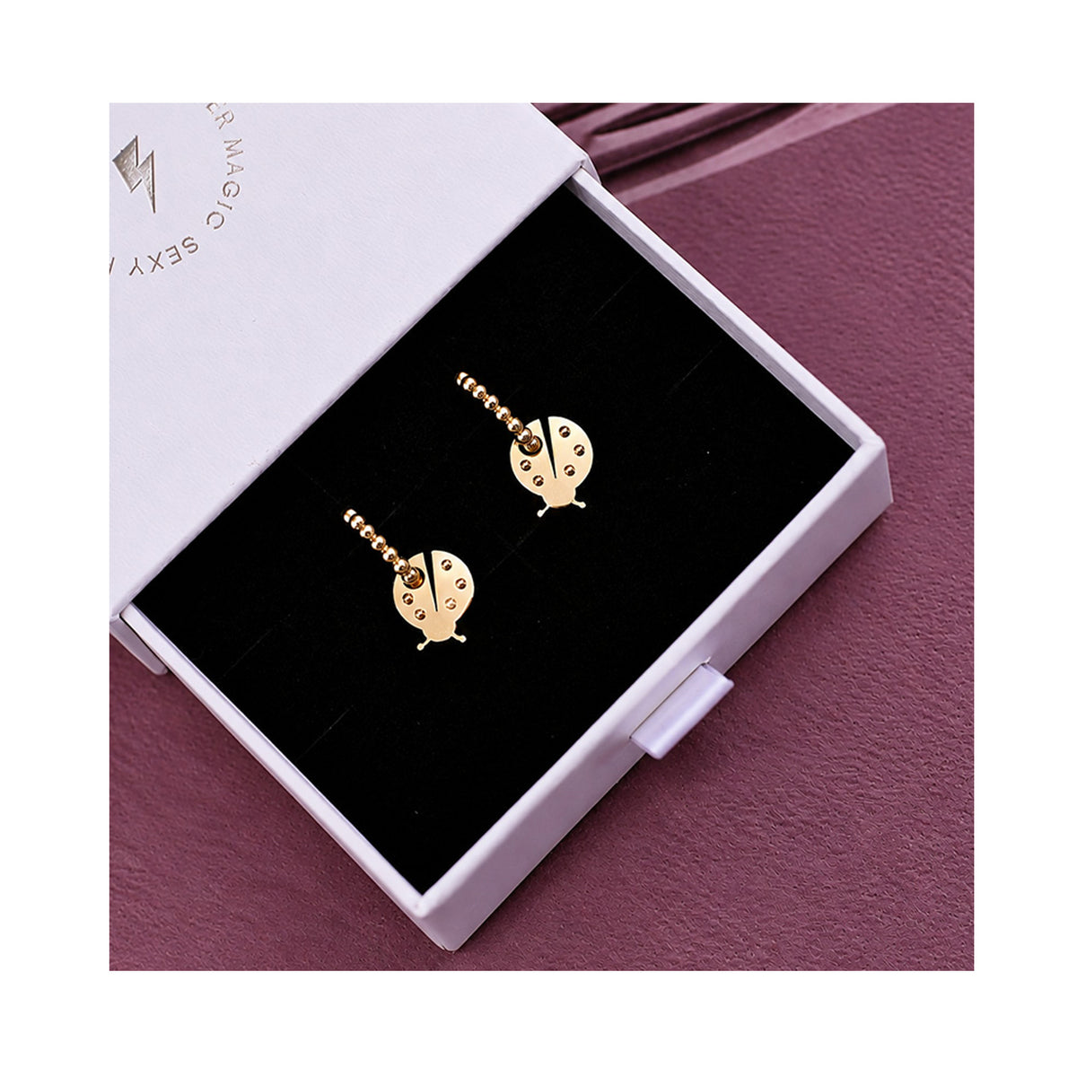 LADYBUG dot classic hoops / LADYBUG dot klasični ringovi