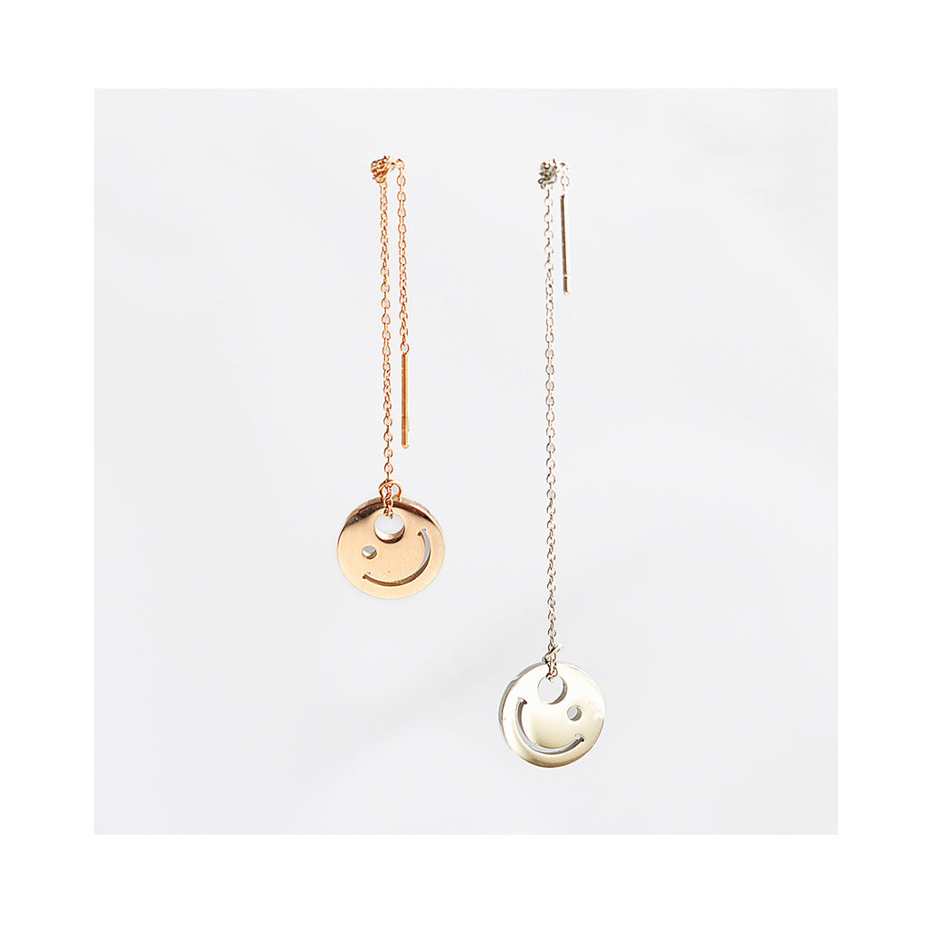 HAPPY chain earrings / HAPPY naušnice lančić