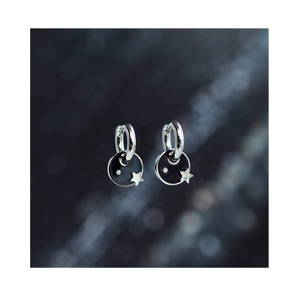 THE GREAT DARK SPOT mini hoops / THE GREAT DARK SPOT mini ringovi