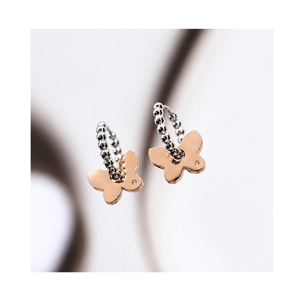 BUTTERFLY dot classic hoops / BUTTERFLY dot klasični ringovi