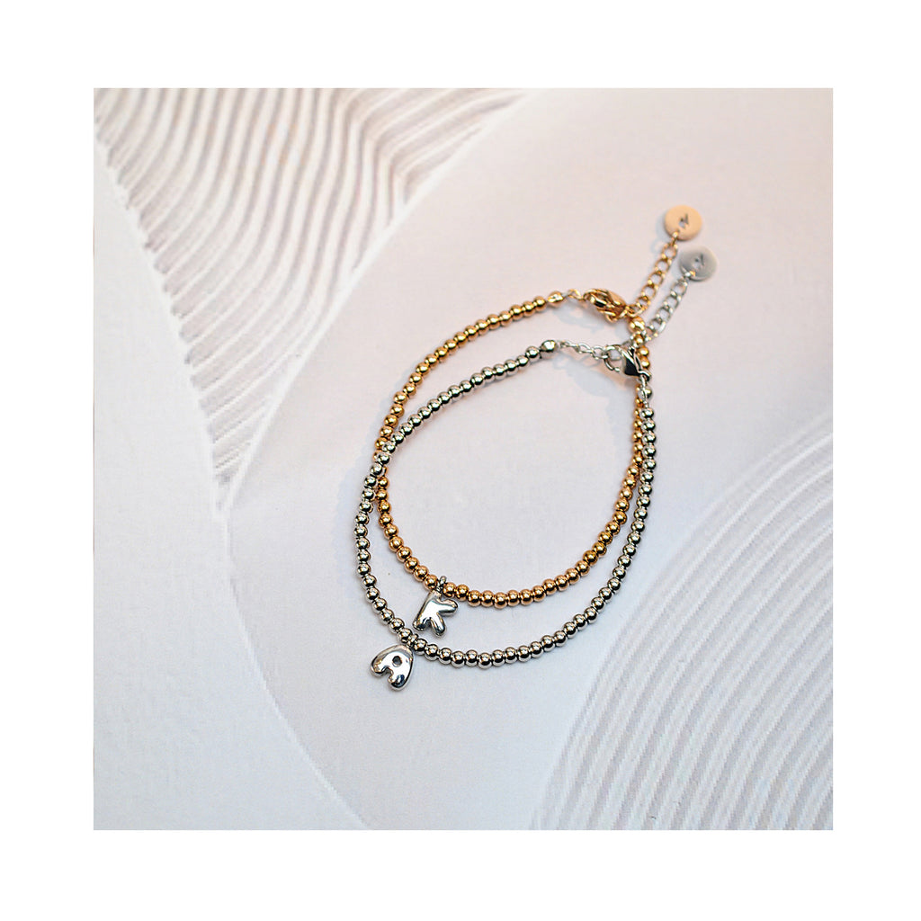 LOVE LETTERS bead bracelet / LOVE LETTERS točkasta narukvica