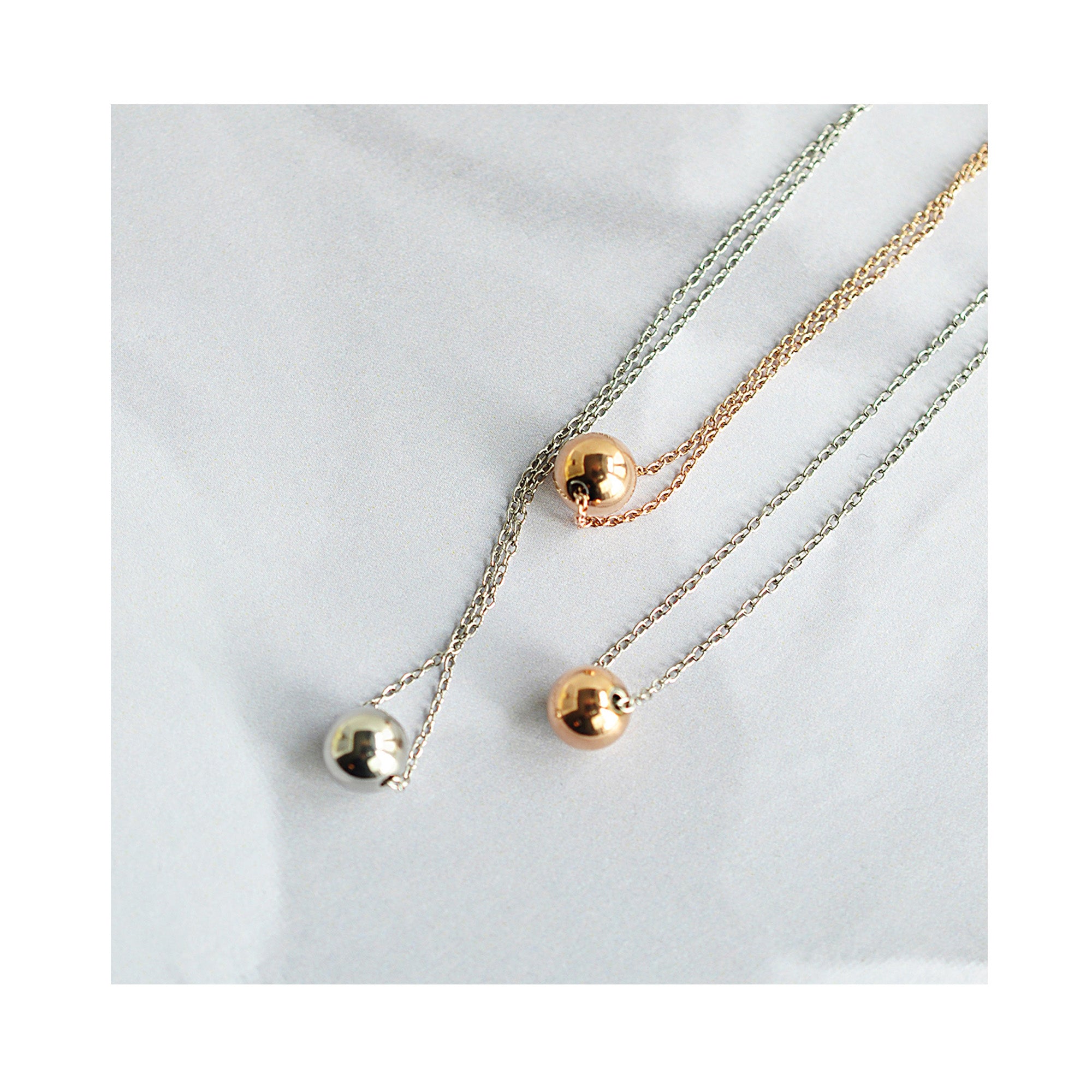 SNOW PEARL einzelne Halskette / SNOW PEARL jednostruka ogrlica