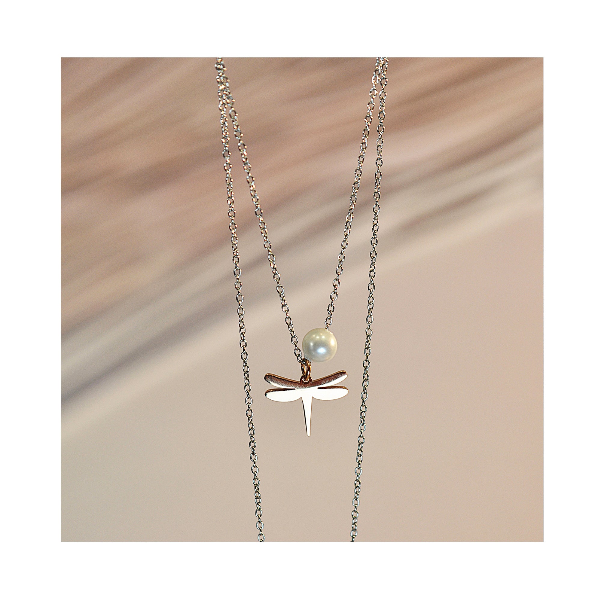 DRAGONFLY single necklace / DRAGONFLY jednostruka ogrlica