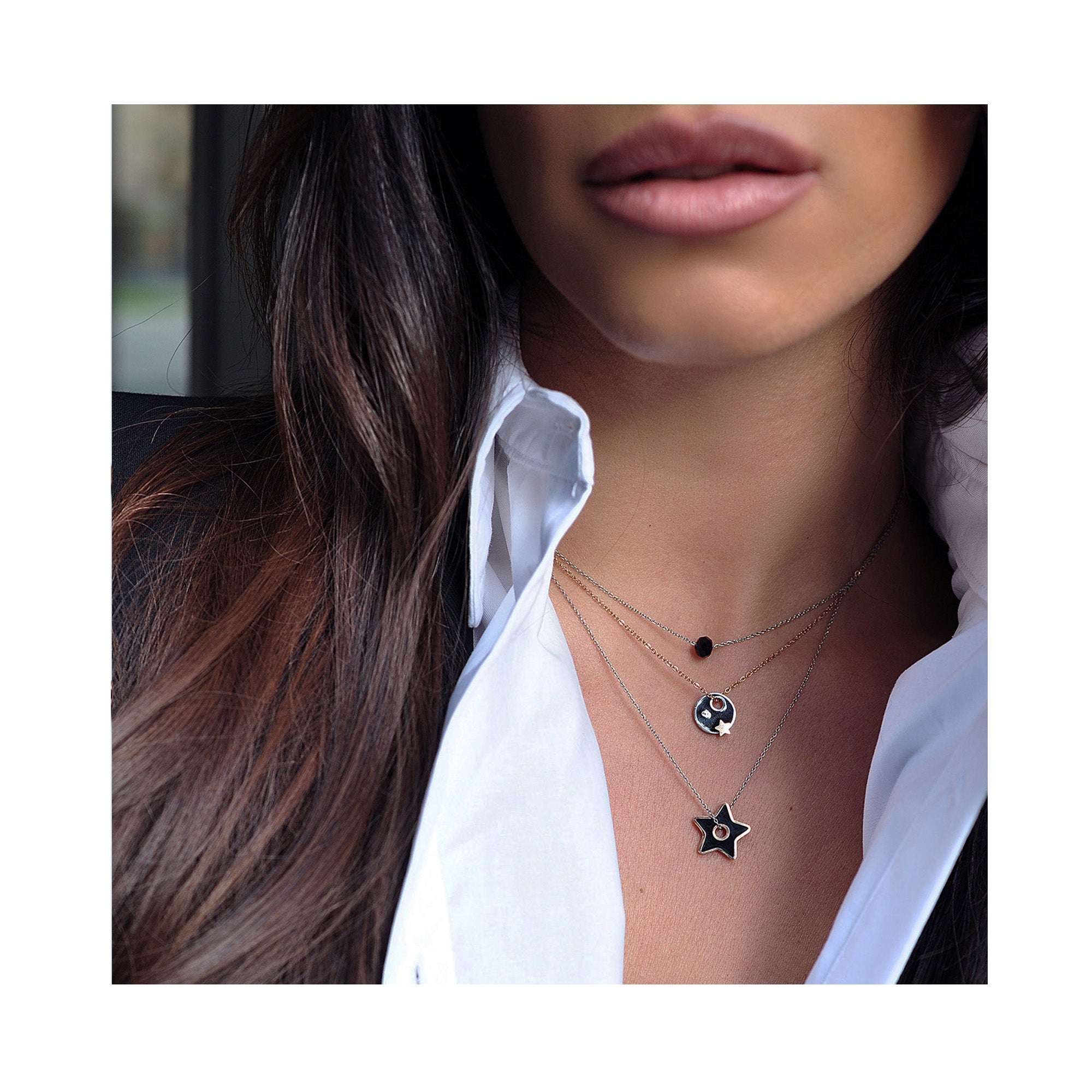 COSMOS dreifache Halskette / COSMOS trostruka ogrlica