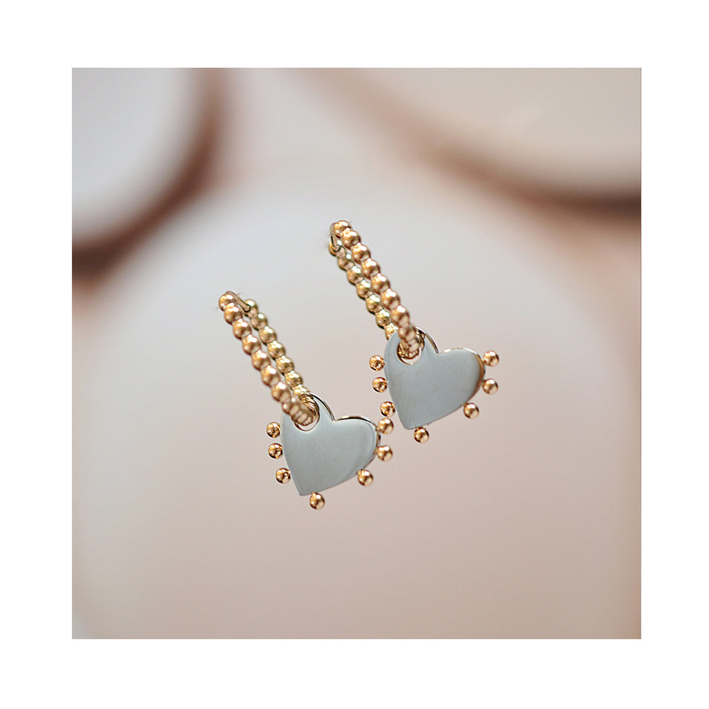 FUNKY LOVERS drop oval hoops