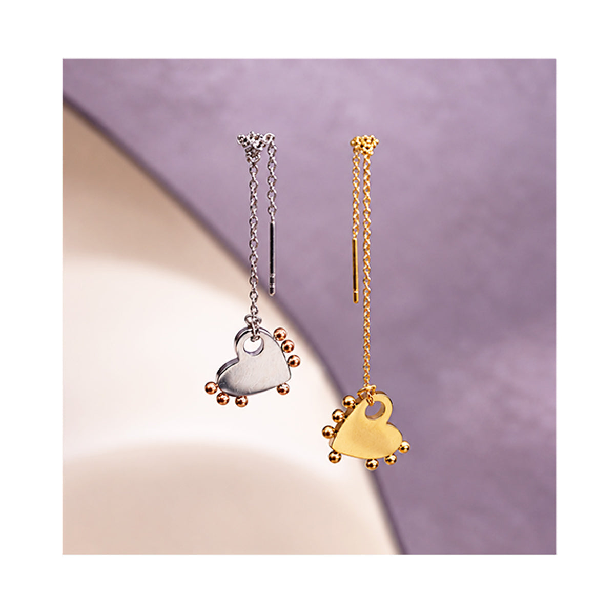 FUNKY LOVERS chain earrings / FUNKY LOVERS viseće naušnice