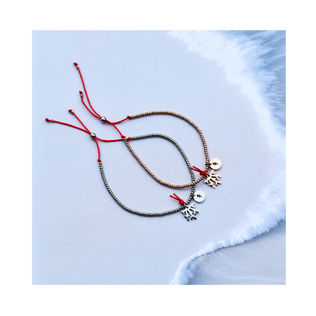 AMALFI CORAL dot bracelet / AMALFI CORAL točkasta narukvica