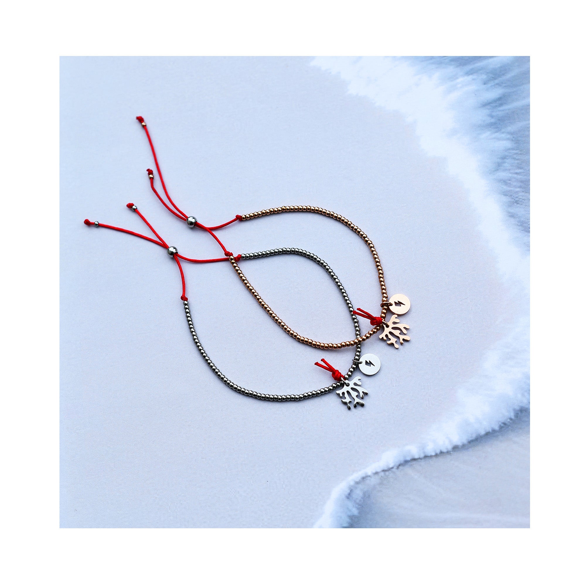 AMALFI CORAL dot bracelet / AMALFI CORAL točkasta narukvica