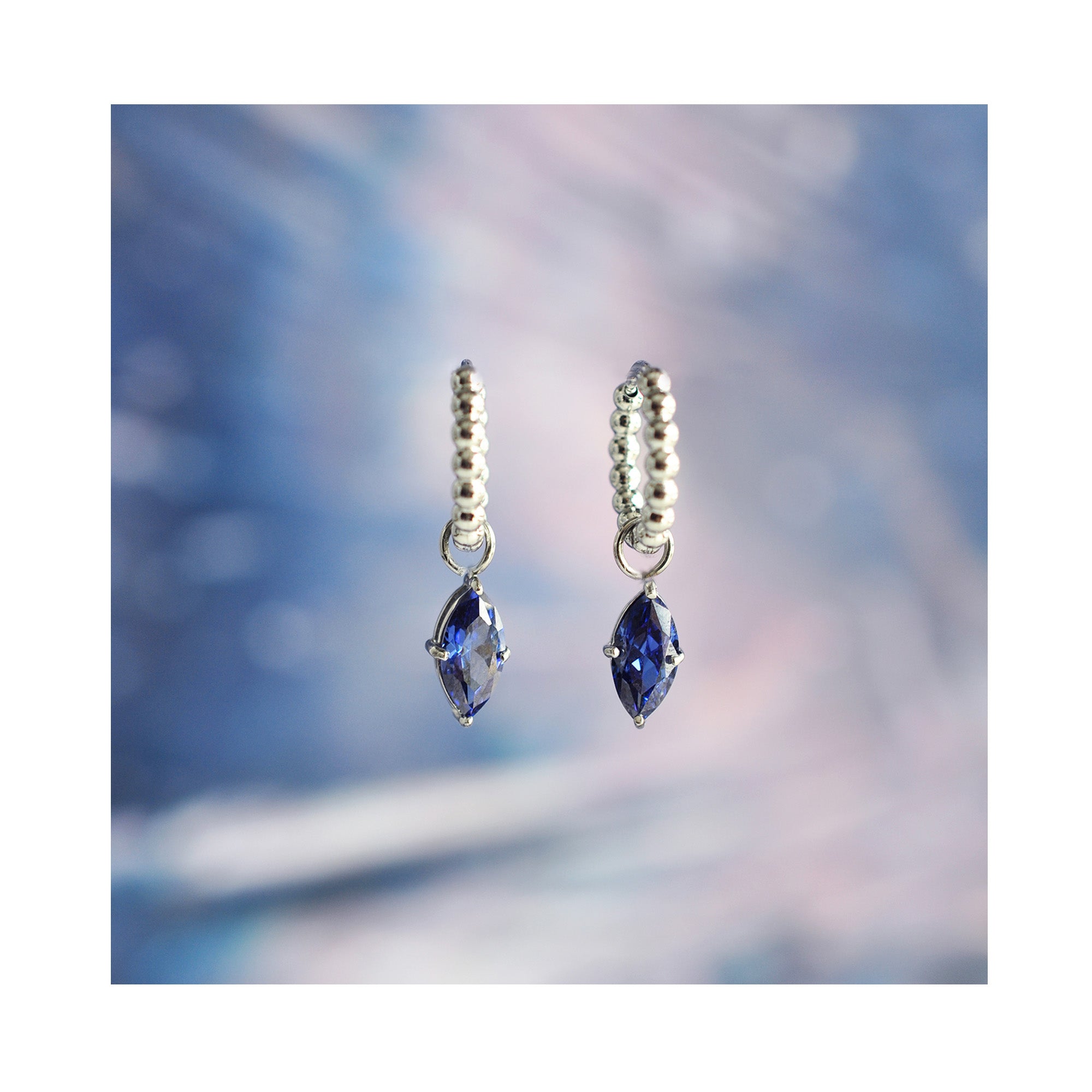 BLUE ROCK dot classic or mini  hoops / BLUE ROCK dot klasični ili mini ringovi