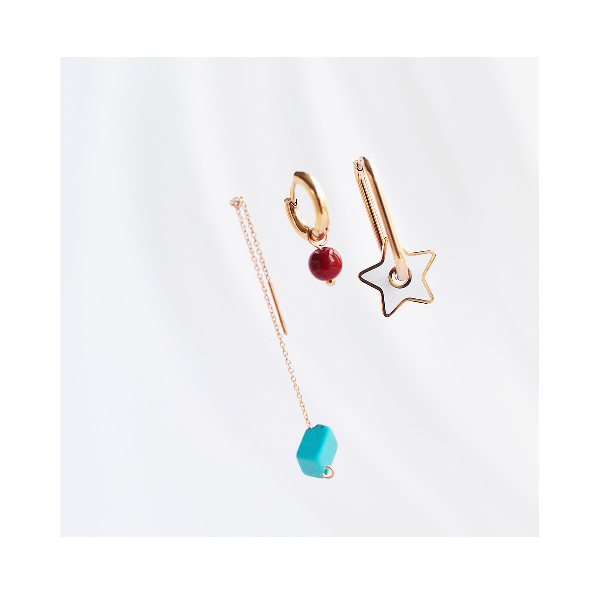 ZANZIBAR Kettenohrringe / ZANZIBAR lančić naušnice