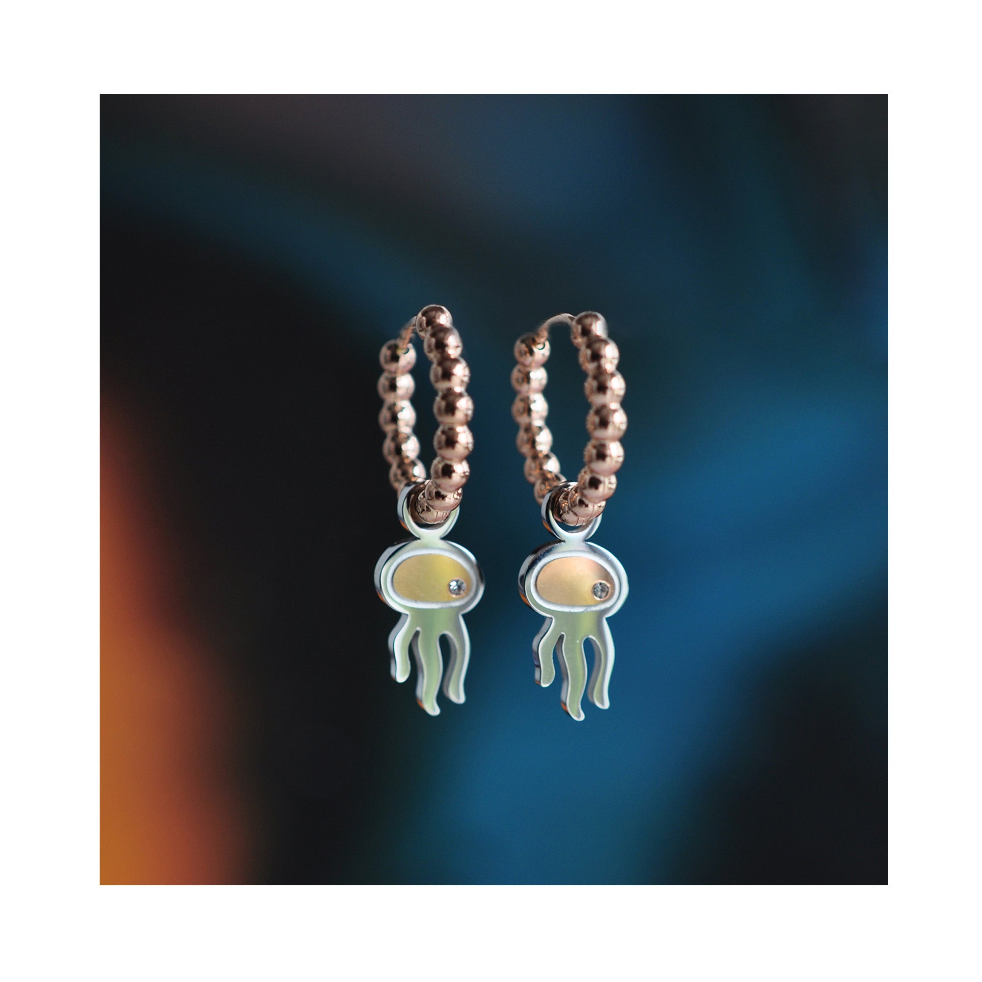 JELLY BABY dot mini or classic hoops / JELLY BABY dot mini ili klasični ring