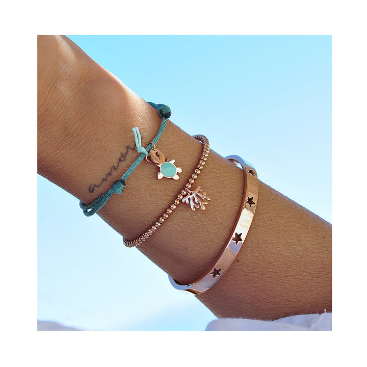 FUNKY TURTLE silk bracelet / FUNKY TURTLE narukvica trakica