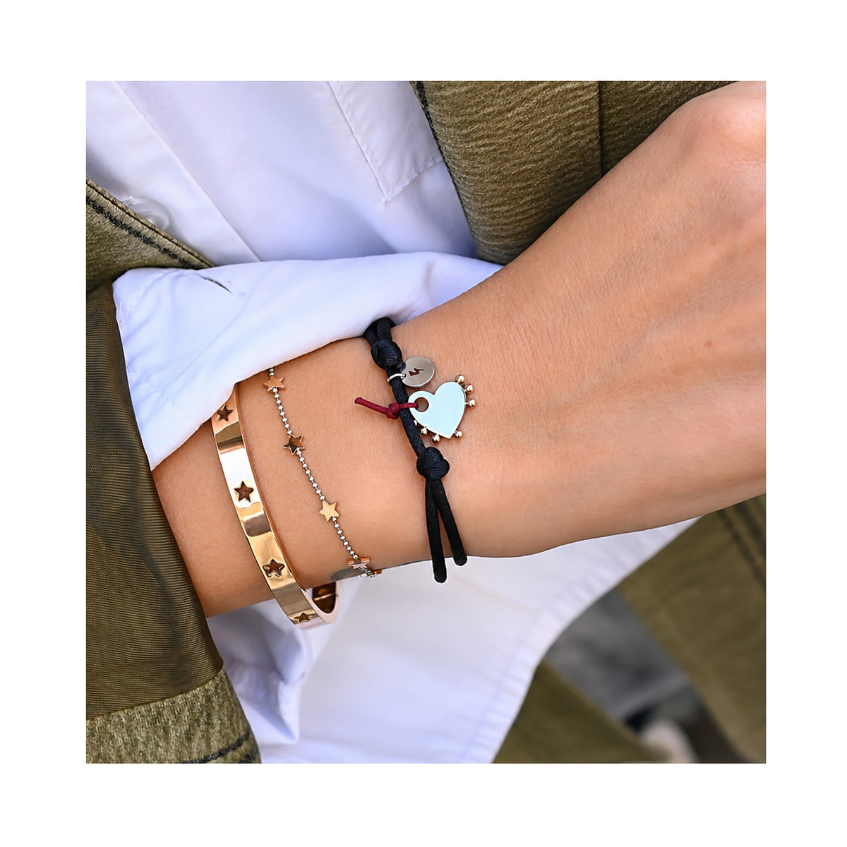 FUNKY LOVERS silk string bracelet / FUNKY LOVERS narukvica trakica