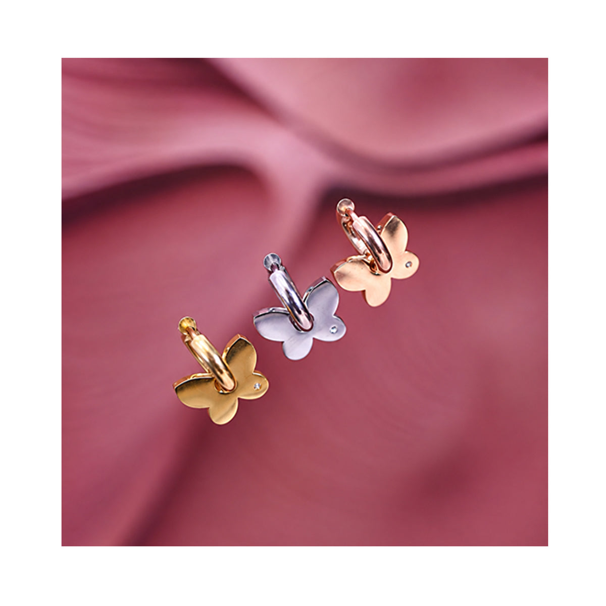 BUTTERFLY mini hoops / BUTTERFLY mini ringovi