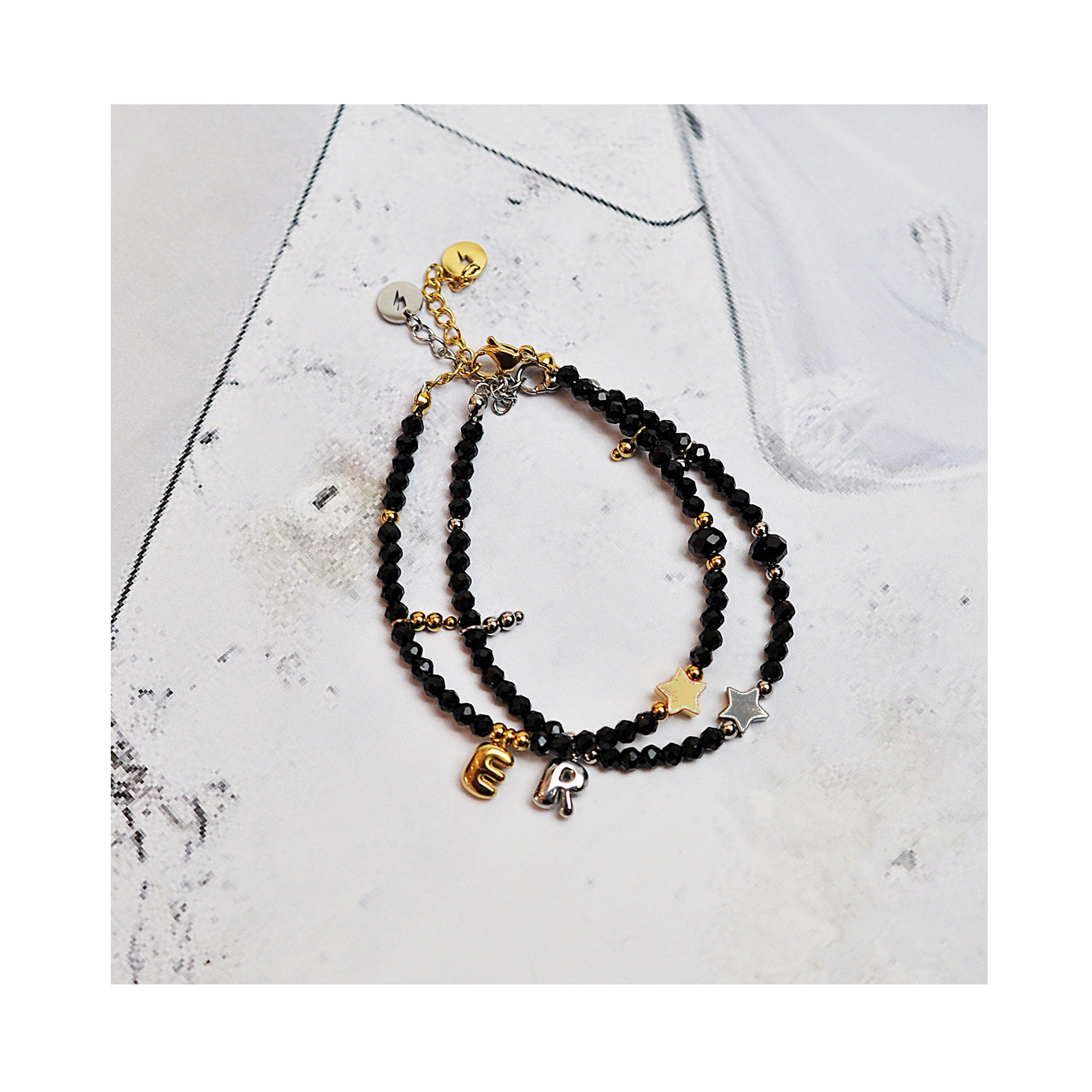 LOVE LETTERS glass bead bracelet / LOVE LETTERS narukvica s perlicama