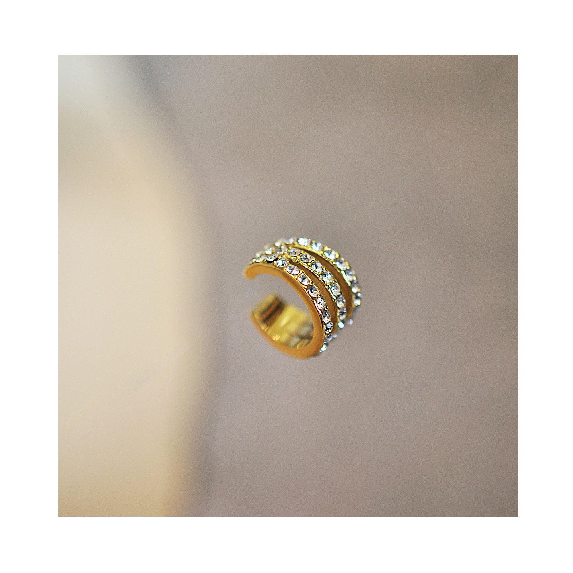 TRIPLE SPARKLE cuff earring / TRIPLE SPARKLE cuff naušnica