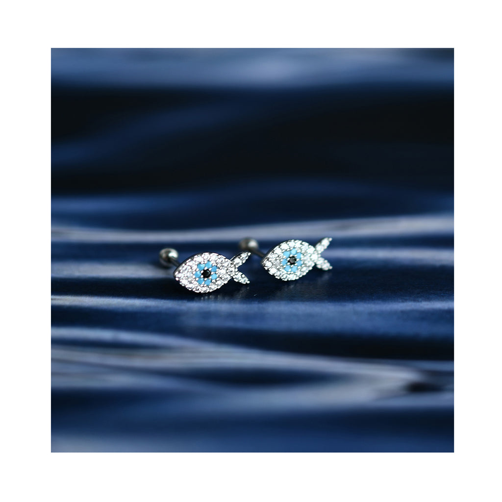 FISHY BUSINESS piercing earrings / FISHY BUSINESS piercing naušnice