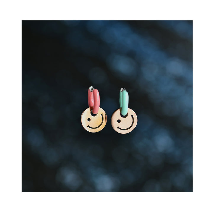 SMILE ON color mini hoops / SMILE ON mini ringovi u boji