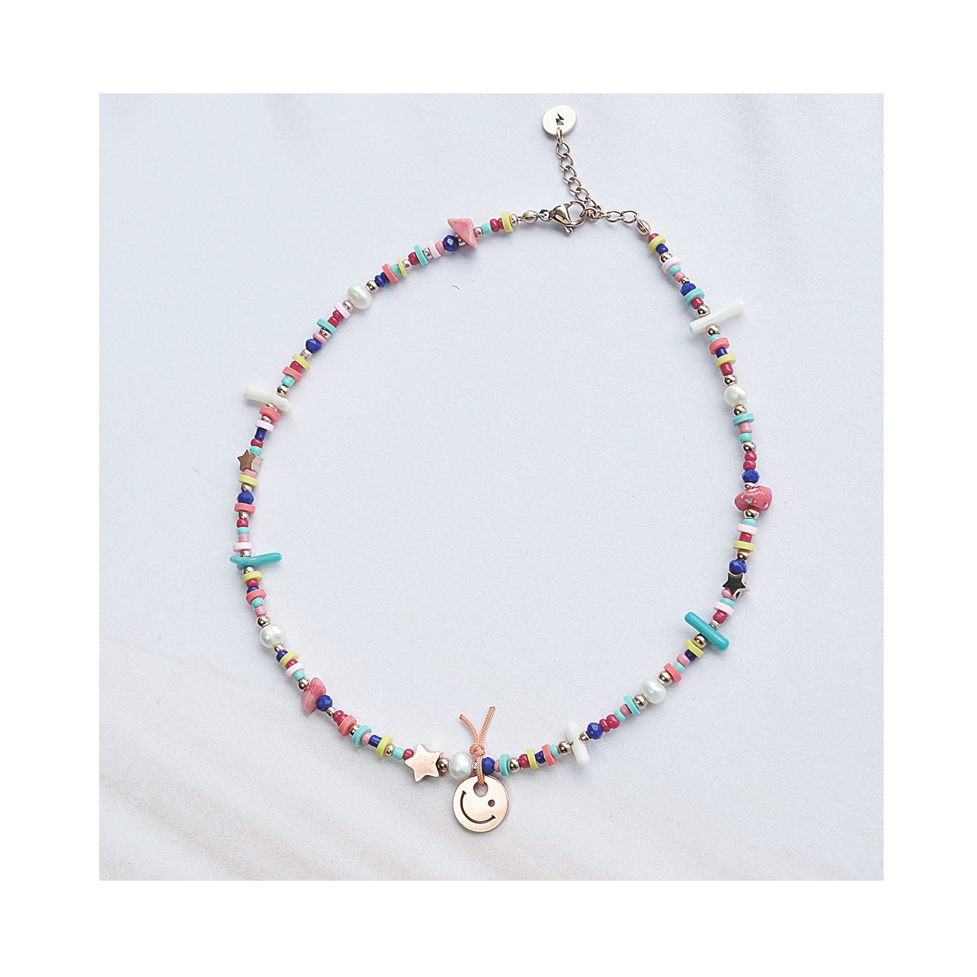 HAPPY PEOPLE beads necklace