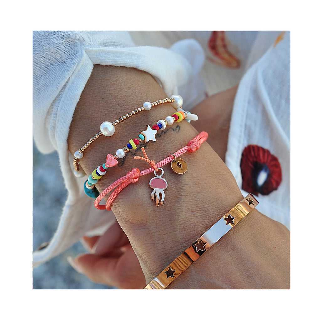 FUNKY JELLY silk bracelet / FUNKY JELLY narukvica trakica