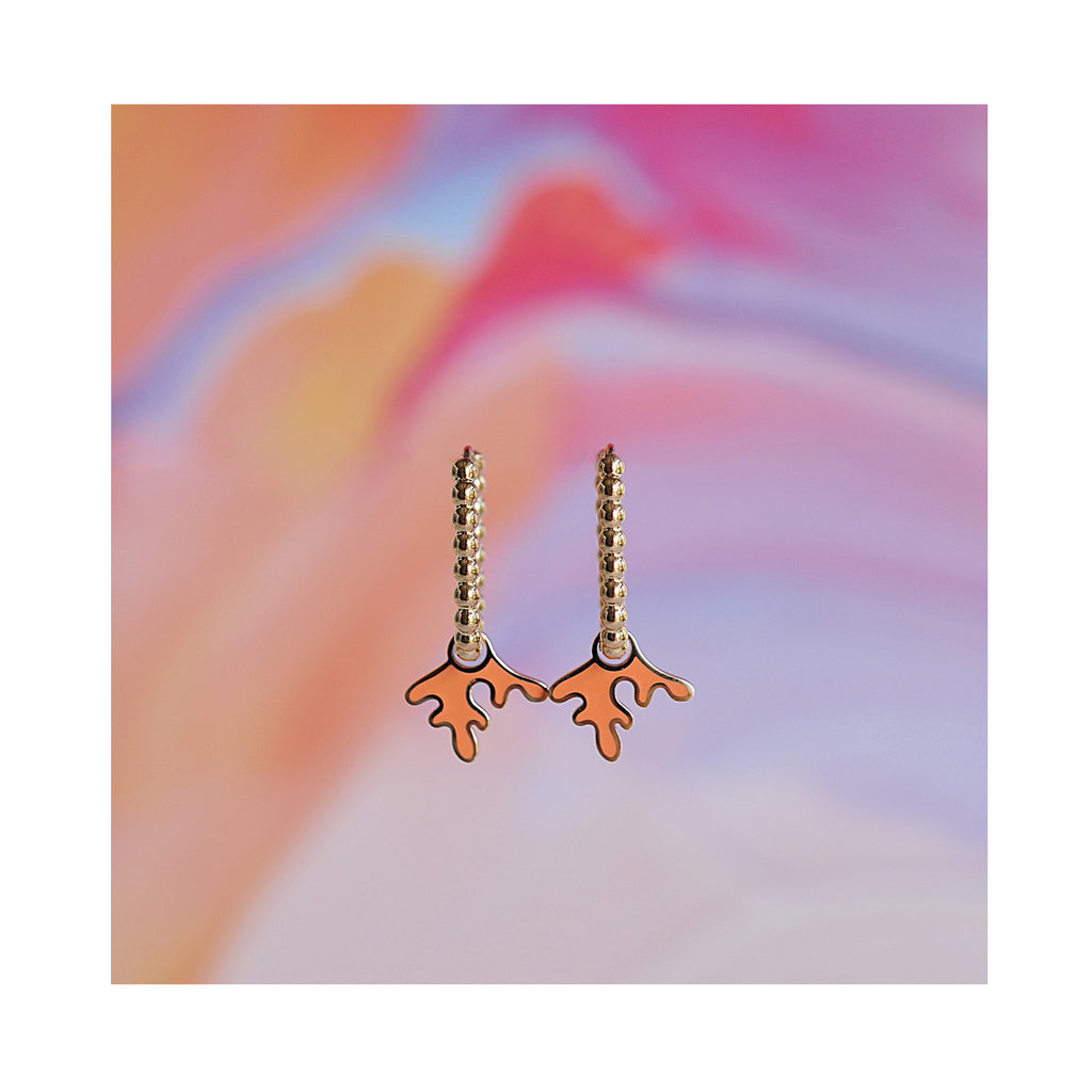 APEROL oval drop hoops / APEROL ovalni ringovi