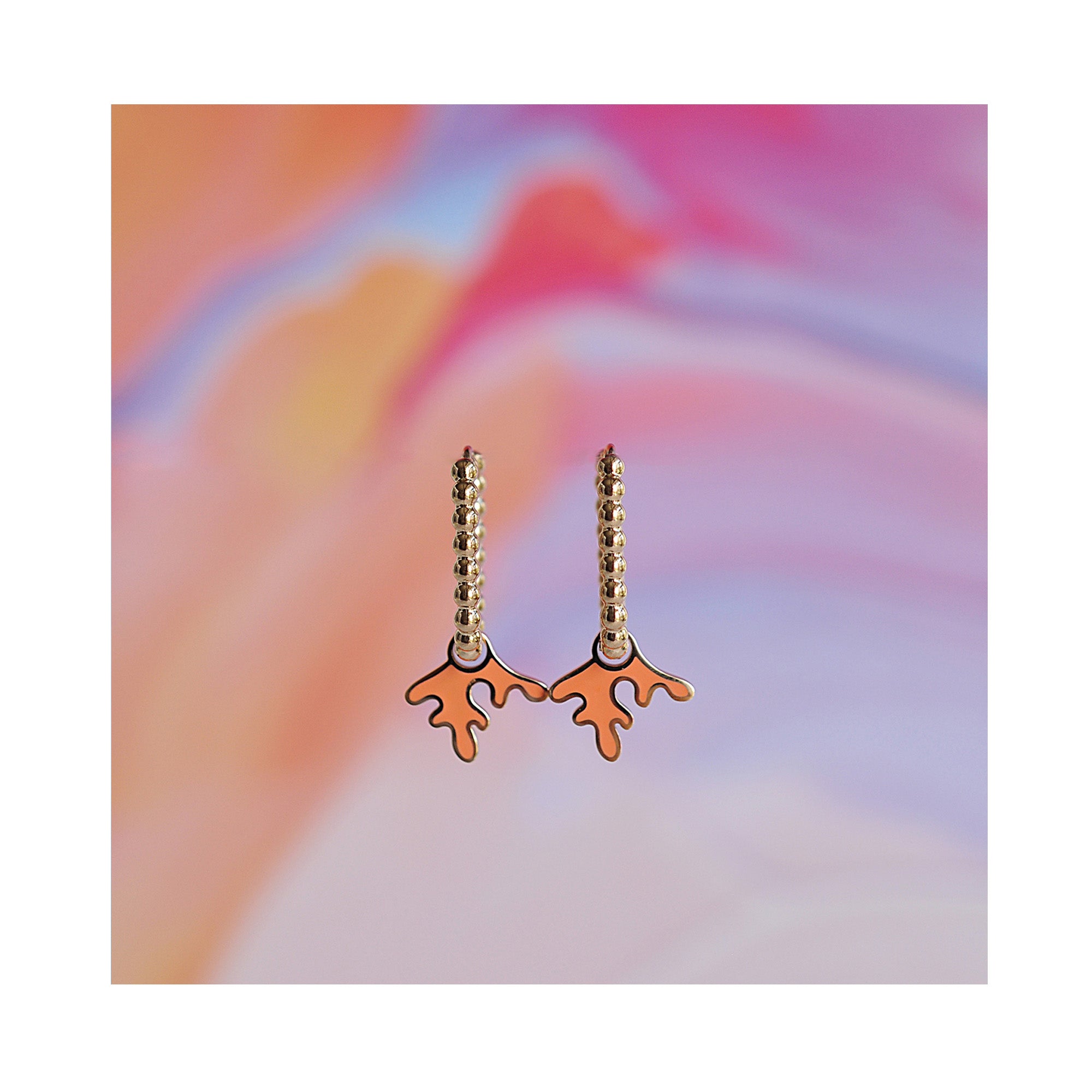 APEROL oval drop hoops / APEROL ovalni ringovi