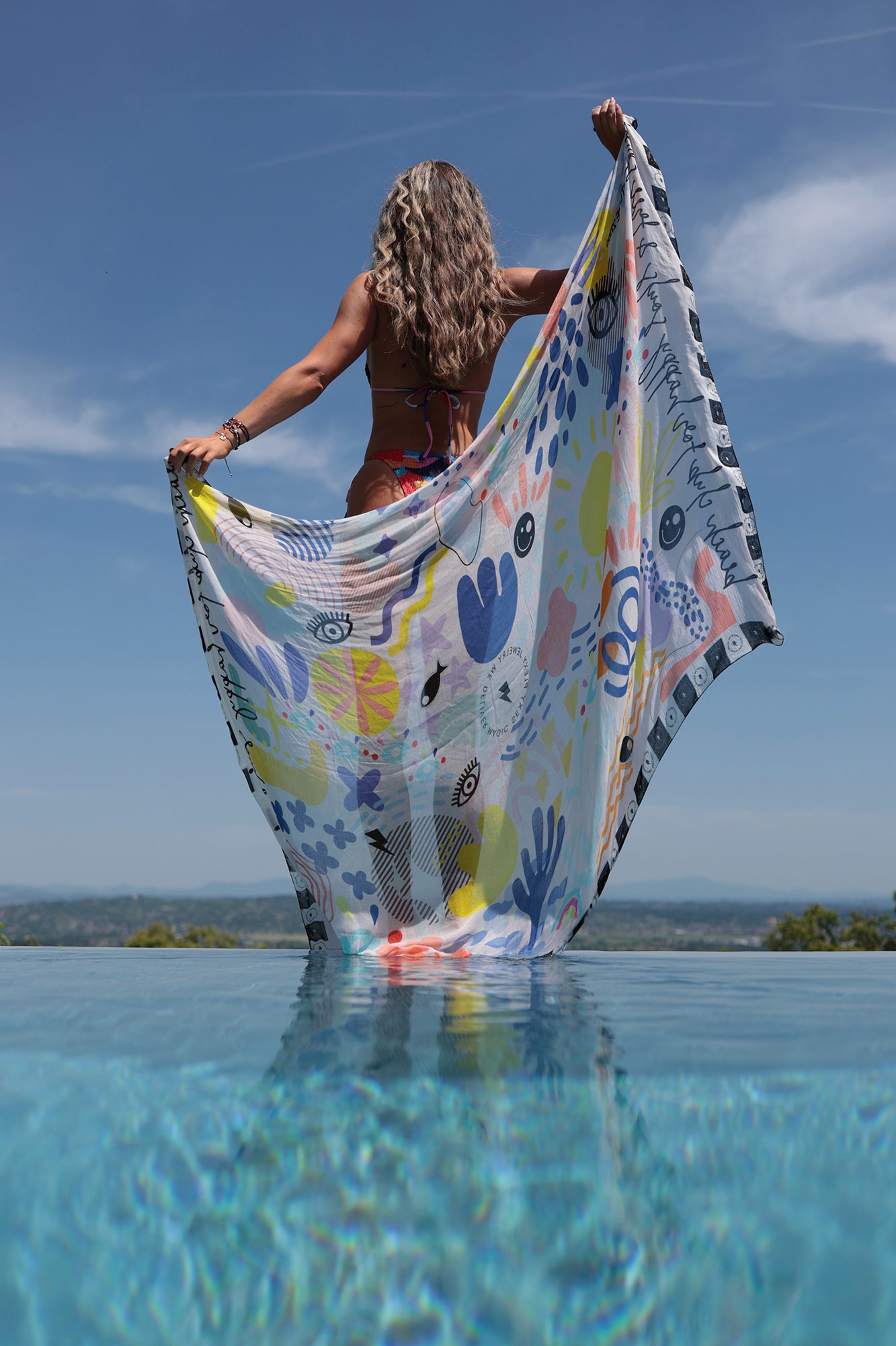 THE BEACH CLUB pareo