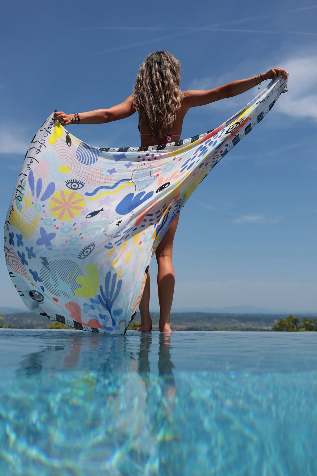 THE BEACH CLUB pareo