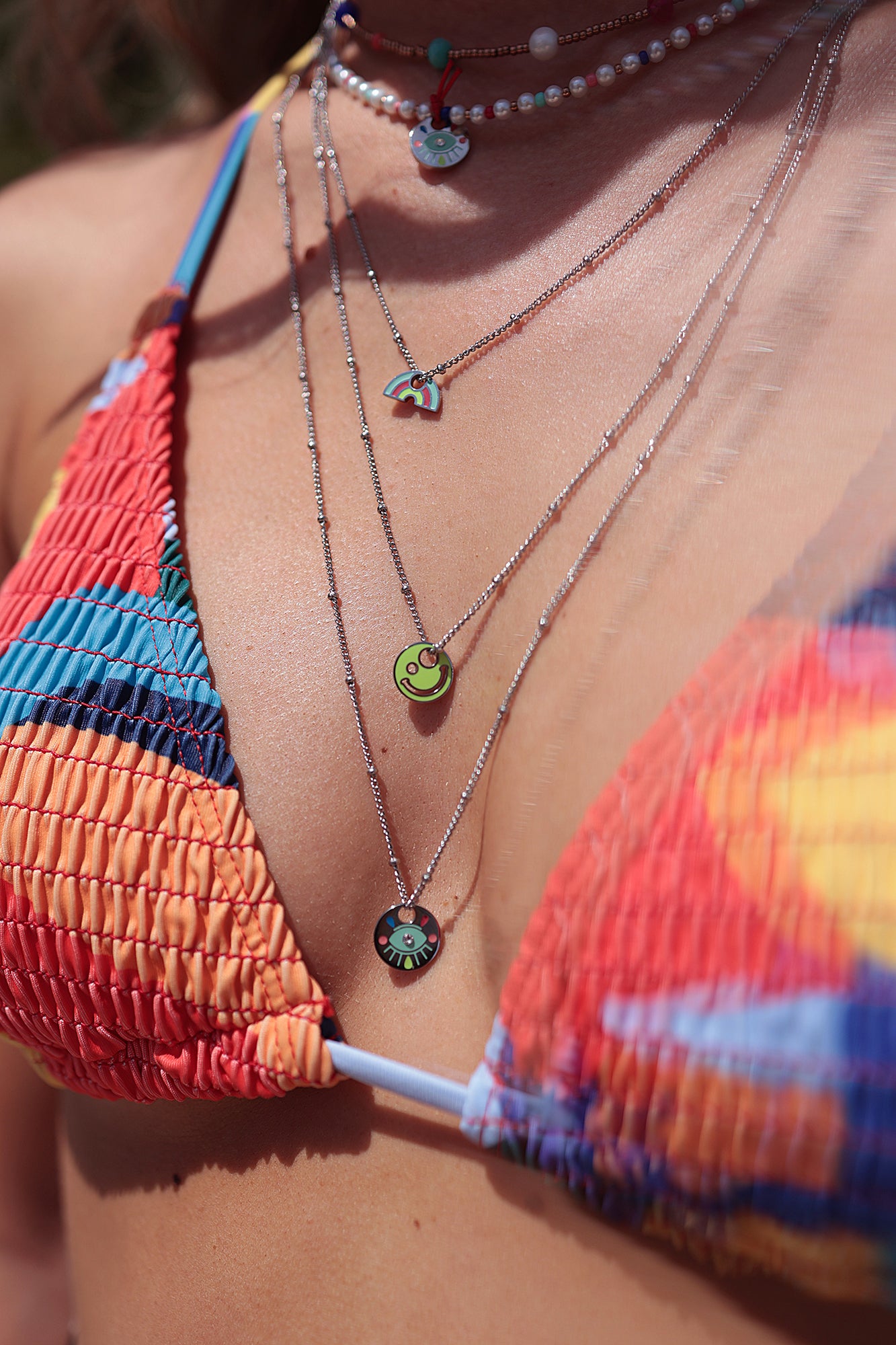 PINA COLADA triple necklace / PINA COLADA trostruka ogrlica
