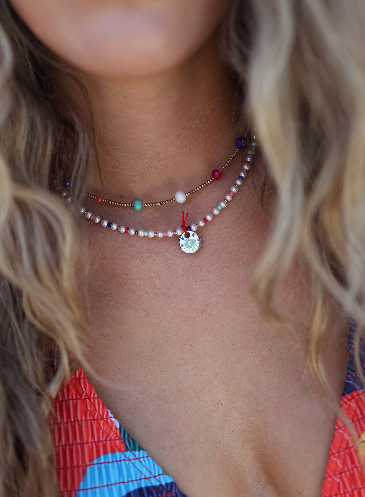 PINA COLADA choker necklace / PINA COLADA ogrlica uz vrat
