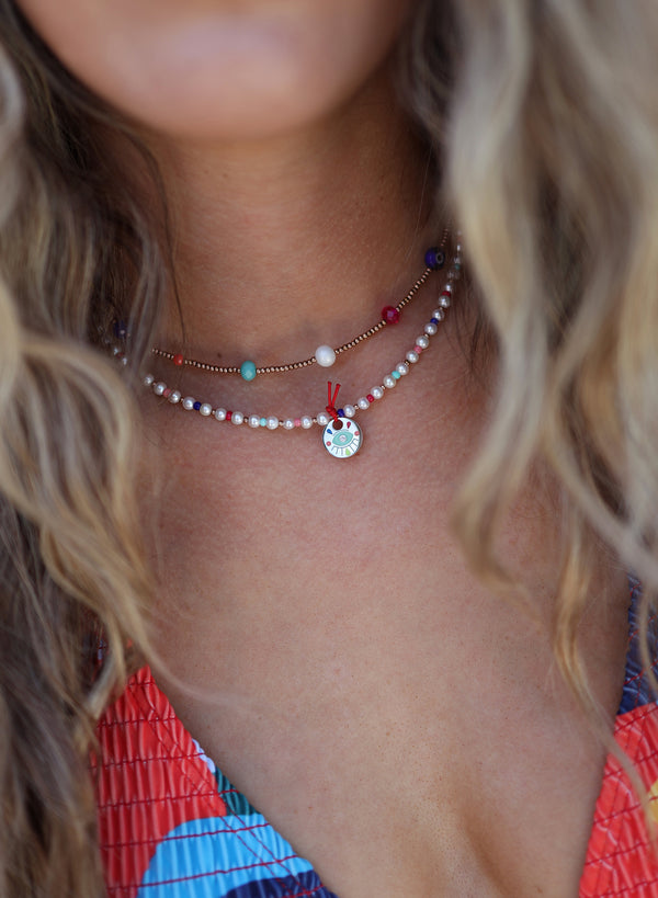 PINA COLADA choker necklace / PINA COLADA ogrlica uz vrat
