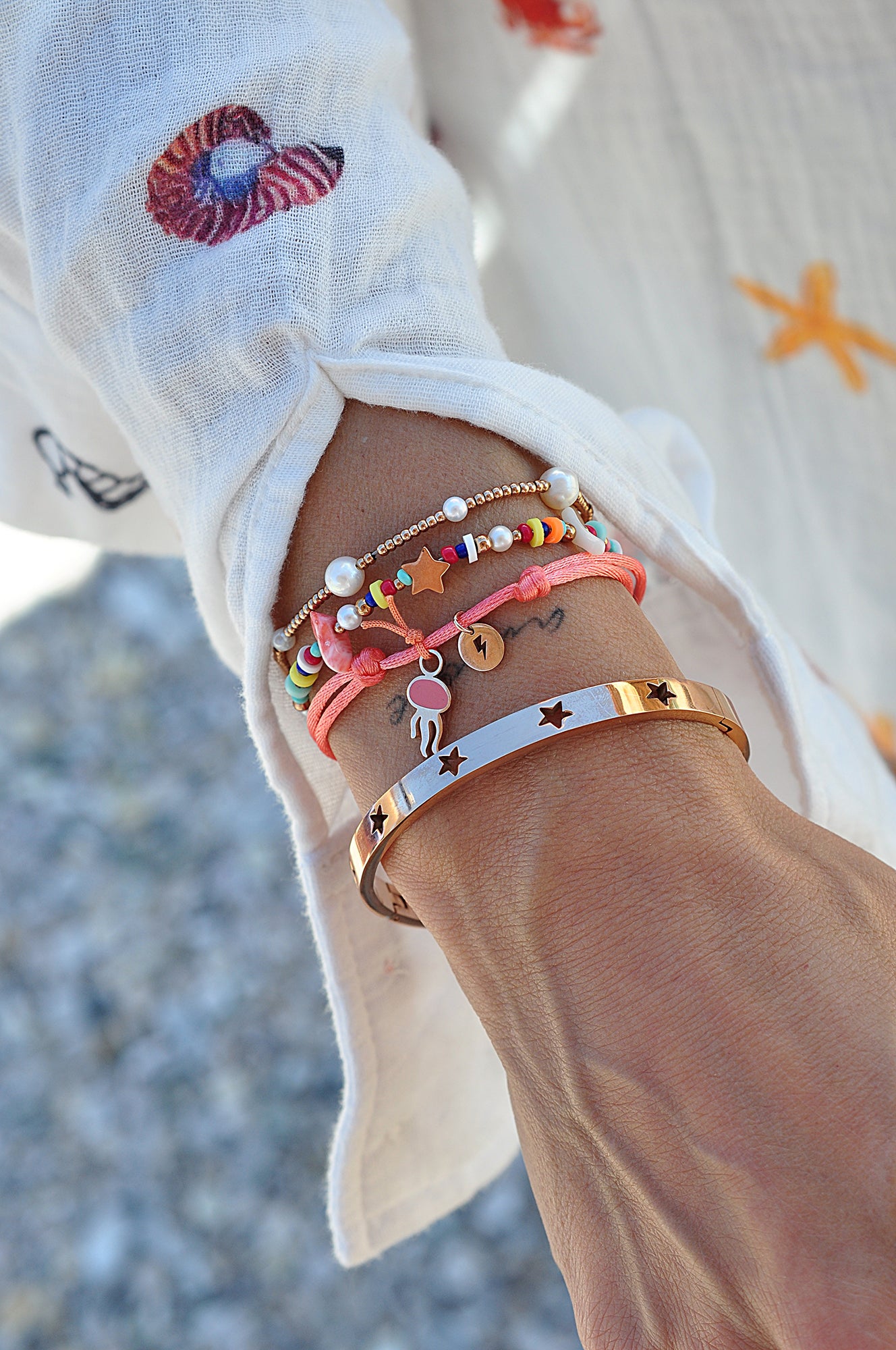 FUNKY JELLY silk bracelet / FUNKY JELLY narukvica trakica